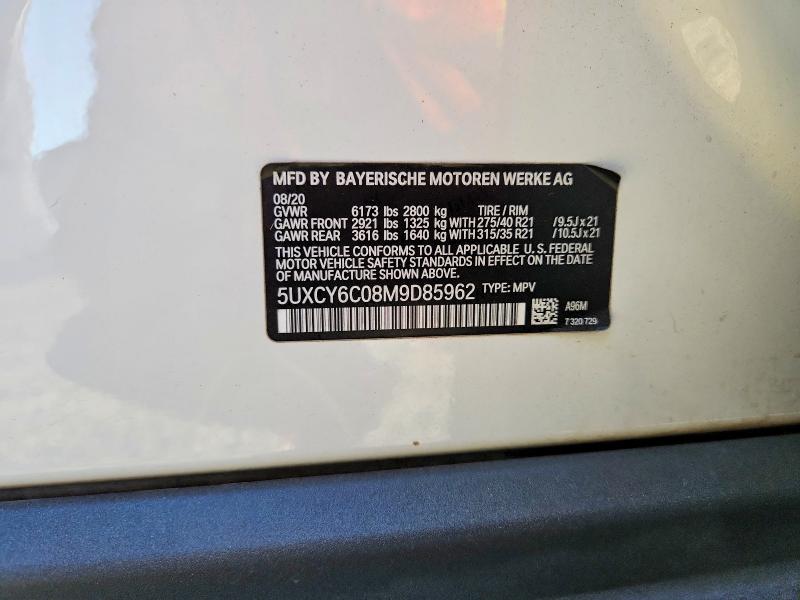 Продажа на аукционе авто 2021 Bmw X6, vin: 5UXCY6C08M9D85962, номер лота: 67644786