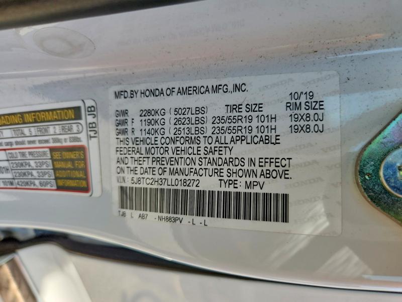 Продажа на аукционе авто 2020 Acura Rdx, vin: 5J8TC2H37LL018272, номер лота: 67350546