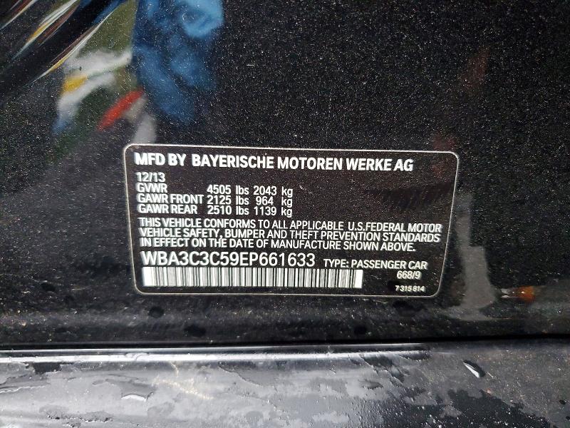 Продаж на аукціоні авто 2014 Bmw 320, vin: WBA3C3C59EP661633, номер лоту: 68940626