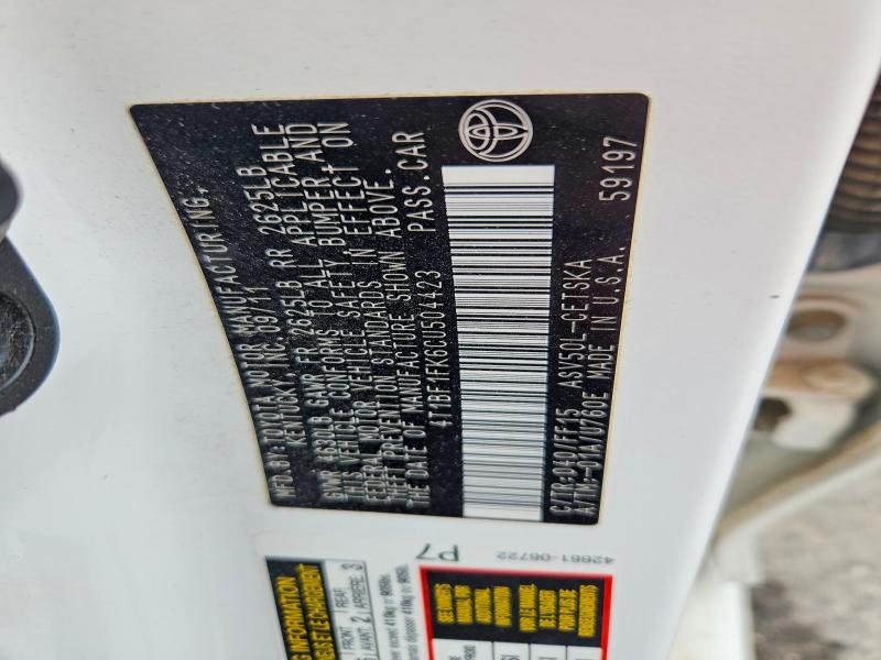Aukcja sprzedaży 2012 Toyota Camry, vin: 4T1BF1FK6CU504423, numer aukcji: 68585176