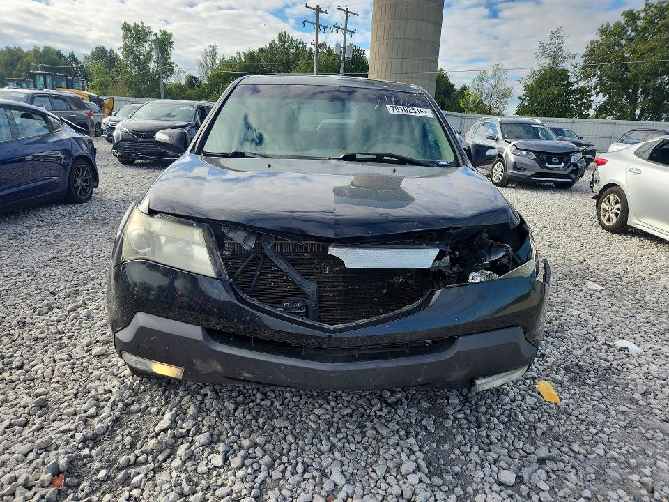 70102516 :رقم المزاد ، 2HNYD28299H527501 vin ، 2009 Acura Mdx مزاد بيع
