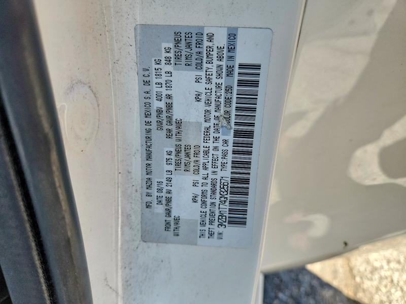 Aukcja sprzedaży 2016 Mazda 3, vin: 3MZBM1T74GM325671, numer aukcji: 70270696