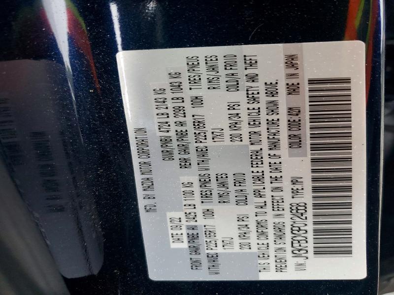 Продаж на аукціоні авто 2023 Mazda Cx-5, vin: JM3KFBCM3P0124668, номер лоту: 70516006