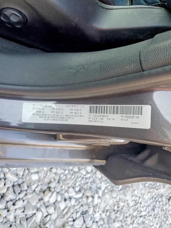 Продаж на аукціоні авто 2015 Chrysler 200, vin: 1C3CCCDG2FN665124, номер лоту: 67434486