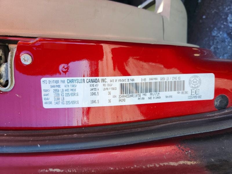 Продаж на аукціоні авто 2010 Dodge Grand Caravan, vin: 2D4RN4DE0AR110756, номер лоту: 67976676