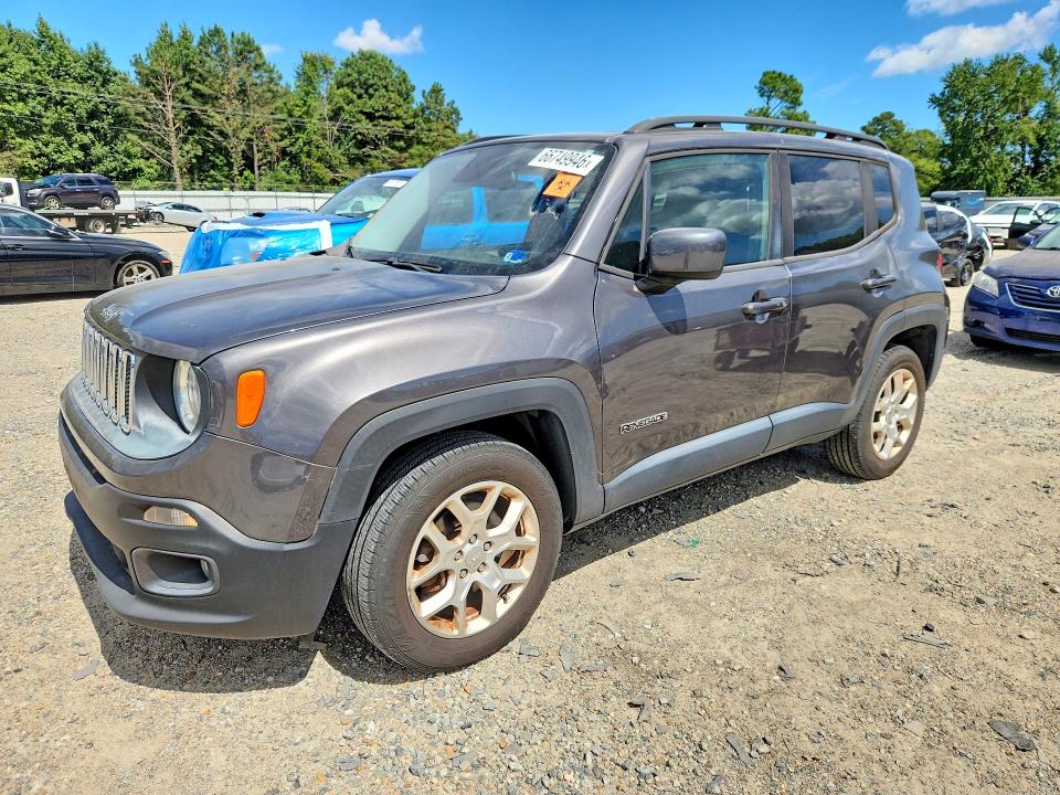 66749946 :رقم المزاد ، ZACCJBBT0GPE32136 vin ، 2016 Jeep Renegade مزاد بيع
