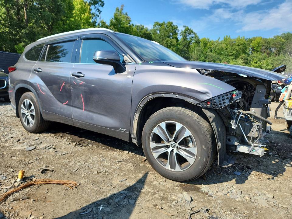 Aukcja sprzedaży 2022 Toyota Highlander Hybrid, vin: 5TDGBRCH9NS548324, numer aukcji: 67797476