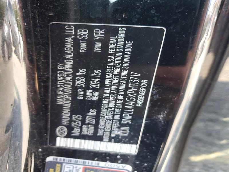 Aukcja sprzedaży 2023 Hyundai Elantra, vin: 5NPLL4AGXPH113717, numer aukcji: 67376616