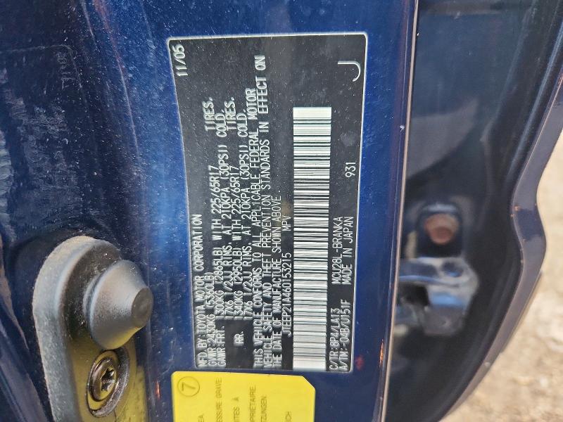66930126 :رقم المزاد ، JTEEP21A460153215 vin ، 2006 Toyota Highlander مزاد بيع