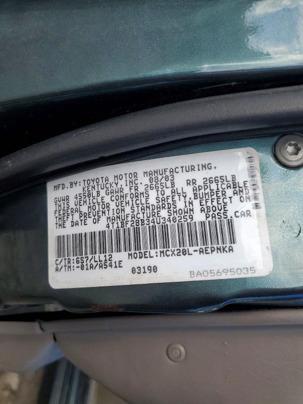 Aukcja sprzedaży 2004 Toyota Avalon, vin: 4T1BF28B34U340259, numer aukcji: 68216626