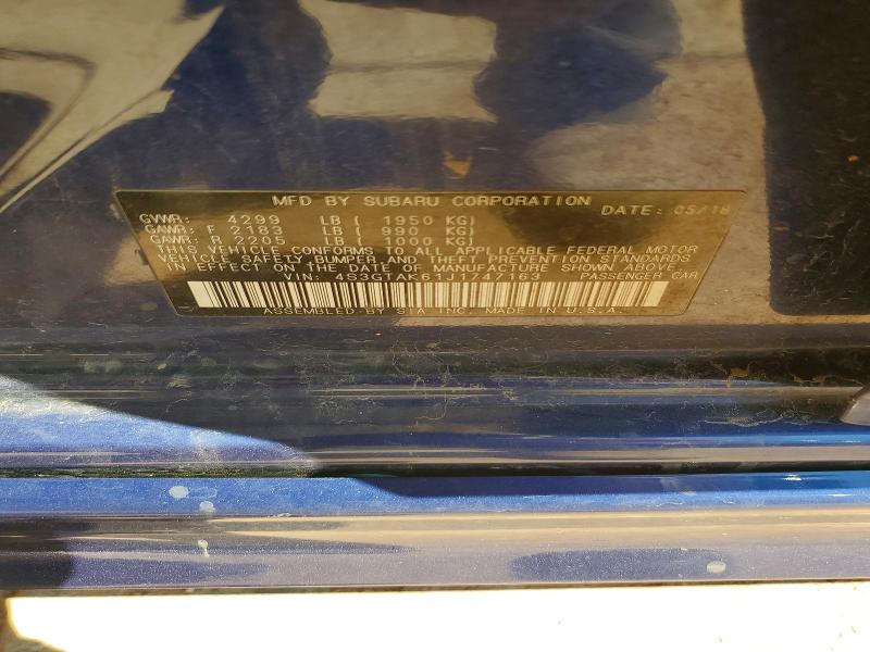 Aukcja sprzedaży 2018 Subaru Impreza, vin: 4S3GTAK61J1747163, numer aukcji: 67066576