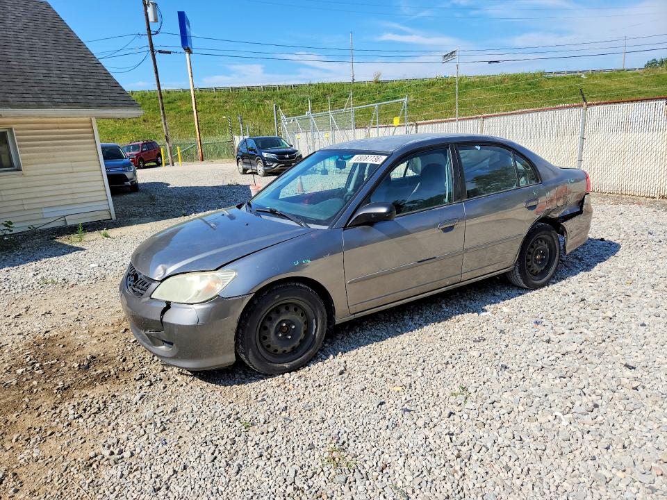 2004 Honda Civic მანქანა იყიდება აუქციონზე, vin: 2HGES16624H609224, აუქციონის ნომერი: 68087736