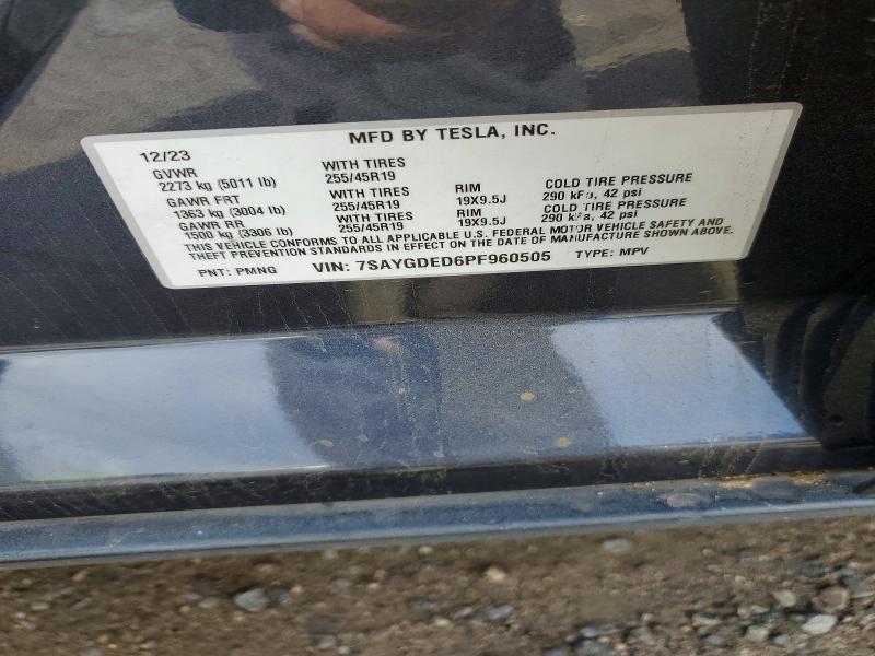 Продаж на аукціоні авто 2023 Tesla Model Y, vin: 7SAYGDED6PF960505, номер лоту: 67900536