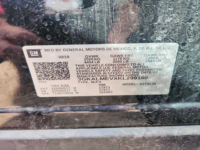 Продажа на аукционе авто 2019 Gmc Terrain, vin: 3GKALMEVXKL299160, номер лота: 70324436