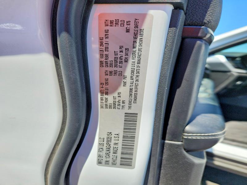 2023 Jeep Grand Cherokee მანქანა იყიდება აუქციონზე, vin: 1C4RJKAG4P8835154, აუქციონის ნომერი: 67534236