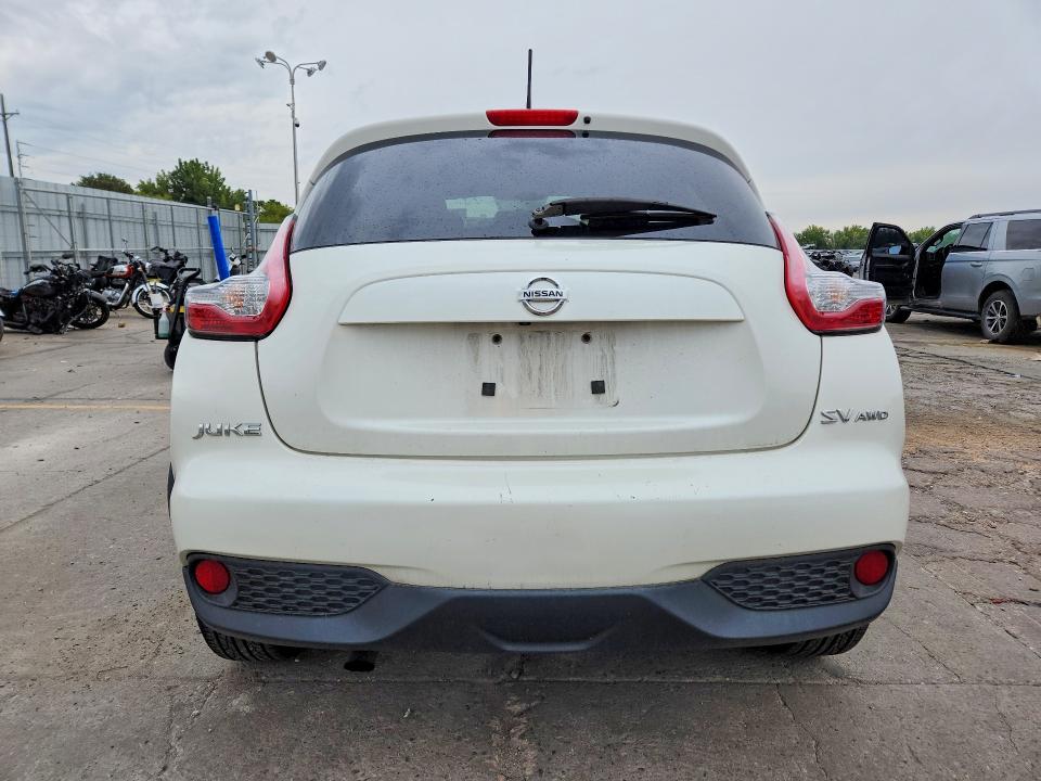 2015 Nissan Juke მანქანა იყიდება აუქციონზე, vin: JN8AF5MV7FT554539, აუქციონის ნომერი: 71224026