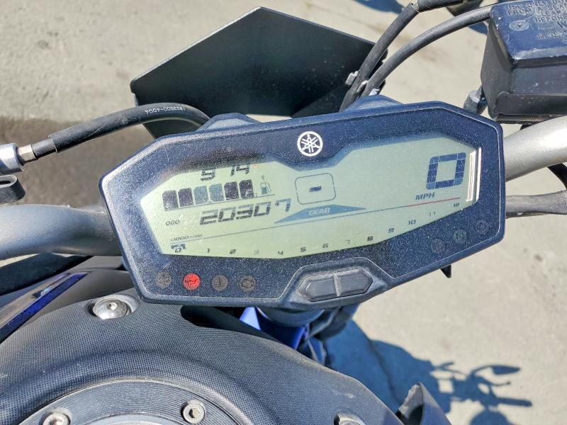 69230456 :رقم المزاد ، JYARM06YXFA000191 vin ، 2015 Yamaha Fz07 مزاد بيع