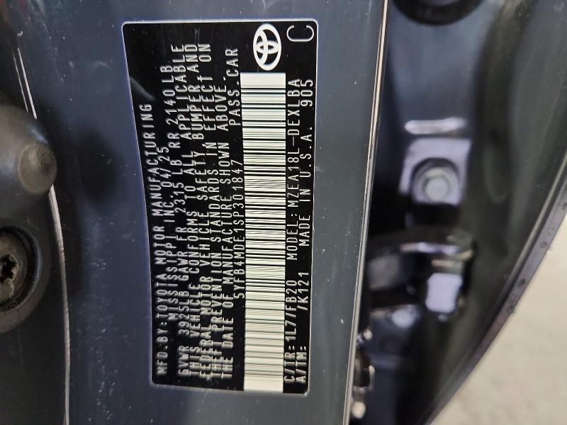 67499416 :رقم المزاد ، 5YFB4MDE1SP301847 vin ، 2025 Toyota Corolla مزاد بيع