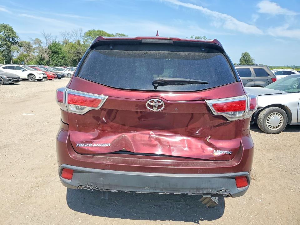 67314816 :رقم المزاد ، 5TDYKRFH4ES016852 vin ، 2014 Toyota Highlander مزاد بيع