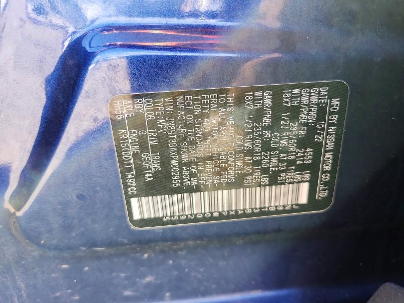 Продажа на аукционе авто 2023 Nissan Rogue, vin: JN8BT3BAXPW002955, номер лота: 69163316