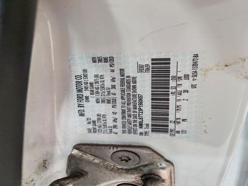 Продажа на аукционе авто 2023 Ford Transit Connect, vin: NM0LS7T23P1560657, номер лота: 69944276