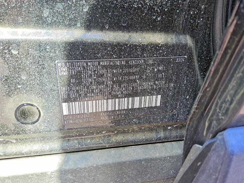Продажа на аукционе авто 2024 Toyota Rav4, vin: 4T3LWRFV1RU137816, номер лота: 69967486