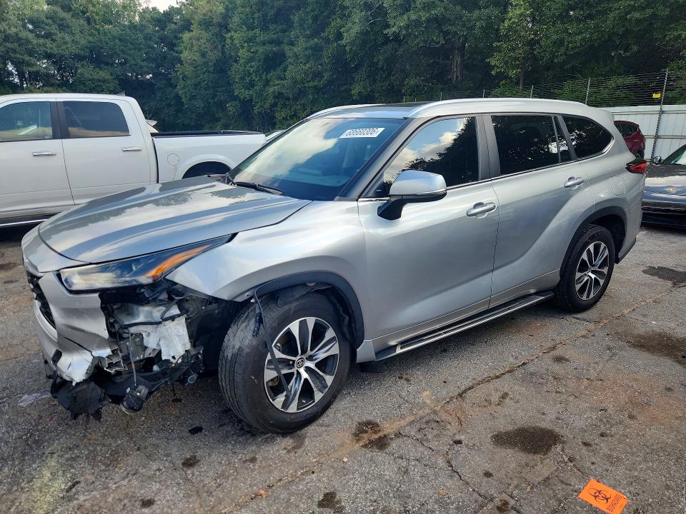 2023 Toyota Highlander მანქანა იყიდება აუქციონზე, vin: 5TDKARAH0PS018049, აუქციონის ნომერი: 68660306