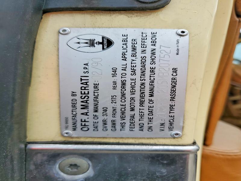 69525626 :رقم المزاد ، ZC2FS1205MB207527 vin ، 1991 Chrysler Tc مزاد بيع