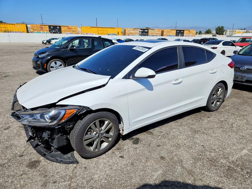 2018 Hyundai Elantra მანქანა იყიდება აუქციონზე, vin: 5NPD84LFXJH399313, აუქციონის ნომერი: 68693666