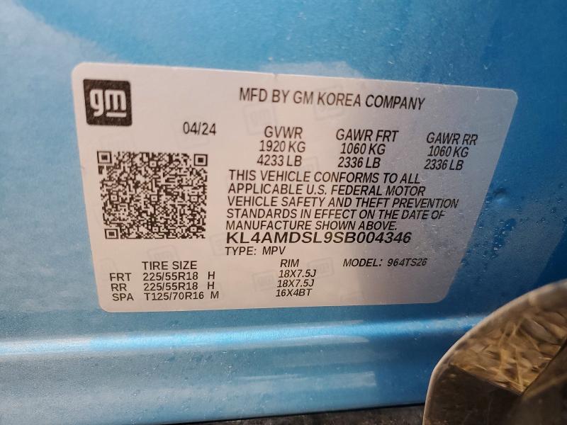 Aukcja sprzedaży 2025 Buick Encore Gx, vin: KL4AMDSL9SB004346, numer aukcji: 67182356