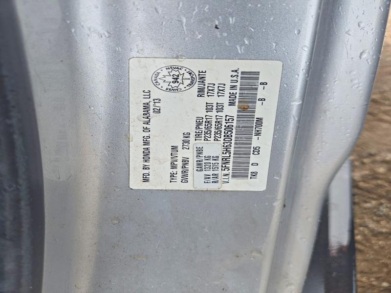 Продажа на аукционе авто 2013 Honda Odyssey, vin: 5FNRL5H63DB506157, номер лота: 67509286
