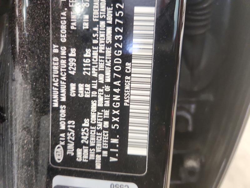 Aukcja sprzedaży 2013 Kia Optima, vin: 5XXGN4A70DG232752, numer aukcji: 68875256