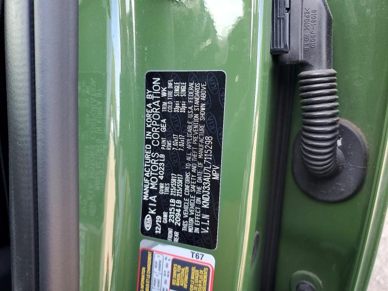 Aukcja sprzedaży 2020 Kia Soul, vin: KNDJ33AU7L7115298, numer aukcji: 69614336