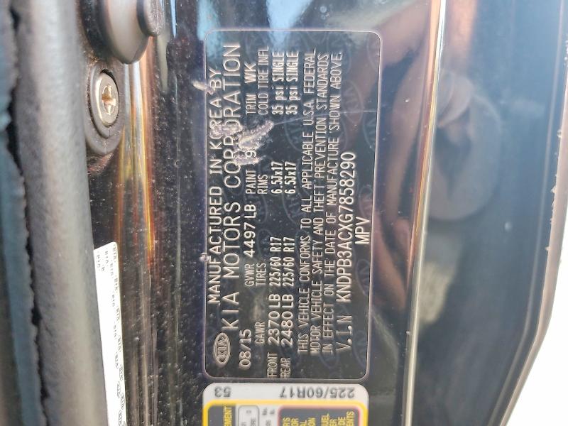 Aukcja sprzedaży 2016 Kia Sportage, vin: KNDPB3ACXG7858290, numer aukcji: 67977916