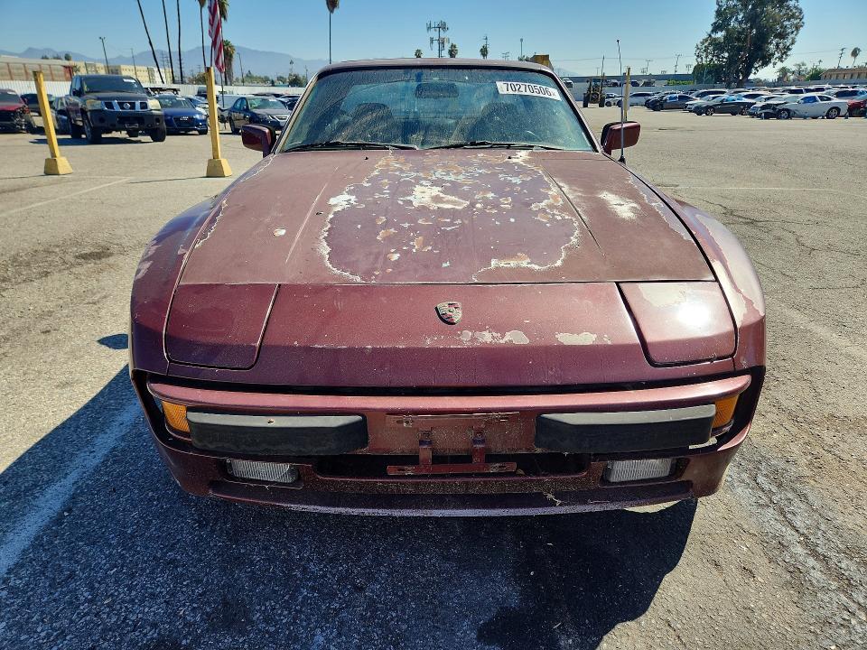 Продаж на аукціоні авто 1984 Porsche 944, vin: WP0AA0942EN451643, номер лоту: 70270506