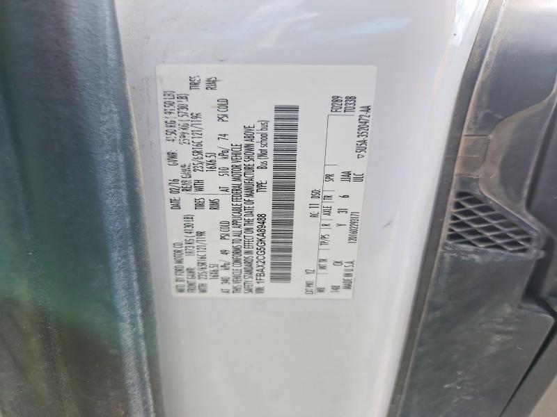68408266 :رقم المزاد ، 1FBAX2CG5GKA89488 vin ، 2016 Ford Transit مزاد بيع