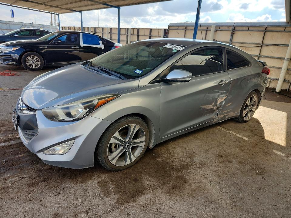 2014 Hyundai Elantra Coupe მანქანა იყიდება აუქციონზე, vin: KMHDH6AH4EU029370, აუქციონის ნომერი: 70525416