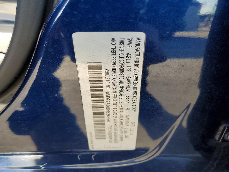 Продажа на аукционе авто 2011 Volkswagen Jetta, vin: 3VWDZ7AJ6BM326258, номер лота: 67930736