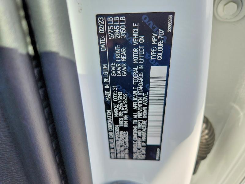Aukcja sprzedaży 2023 Volvo C40, vin: YV4ED3GL2P2053354, numer aukcji: 69335406