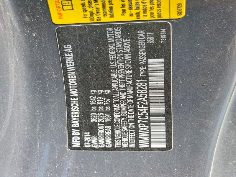 Aukcja sprzedaży 2015 Mini Cooper, vin: WMWXP7C54F2A58281, numer aukcji: 71002396