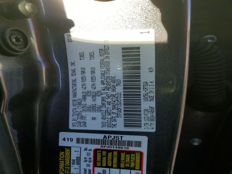 67859356 :رقم المزاد ، 5TFUW5F15GX573121 vin ، 2016 Toyota Tundra مزاد بيع