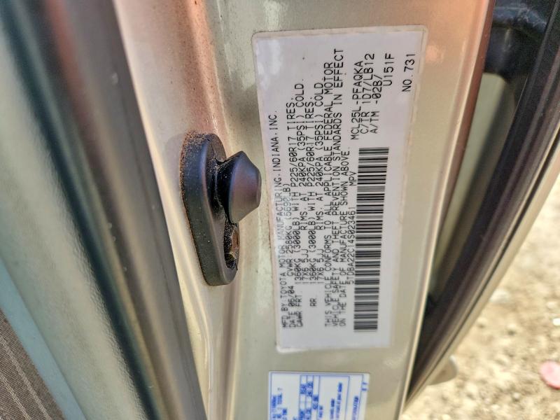 2004 Toyota Sienna მანქანა იყიდება აუქციონზე, vin: 5TDBA22C14S023461, აუქციონის ნომერი: 68955346