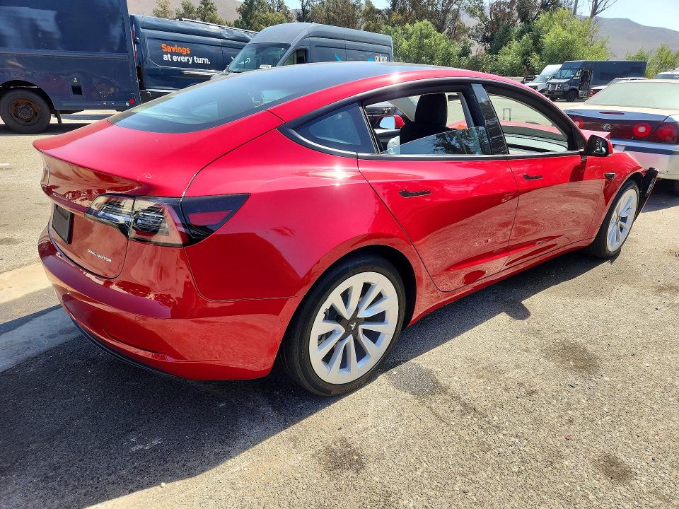 Продажа на аукционе авто 2022 Tesla Model 3, vin: 5YJ3E1EB1NF270698, номер лота: 69246866