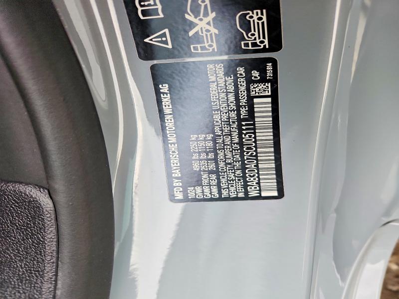 Aukcja sprzedaży 2025 Bmw M440xi, vin: WBA83DA07SCU05111, numer aukcji: 68989926