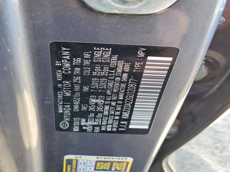 2016 Hyundai Tucson მანქანა იყიდება აუქციონზე, vin: KM8J33A22GU120877, აუქციონის ნომერი: 67903476