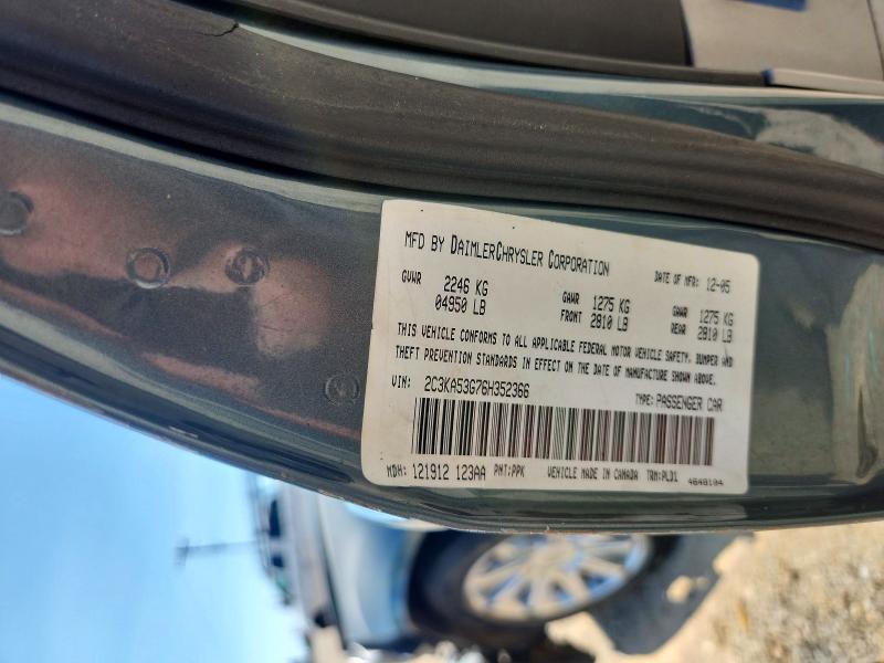 Auction sale of the 2006 Chrysler 300, vin: 2C3KA53G76H352366        , lot number: 69260886