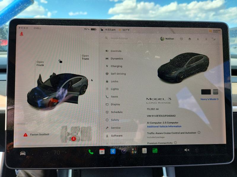 Aukcja sprzedaży 2018 Tesla Model 3, vin: 5YJ3E1EA3JF040842, numer aukcji: 67190746