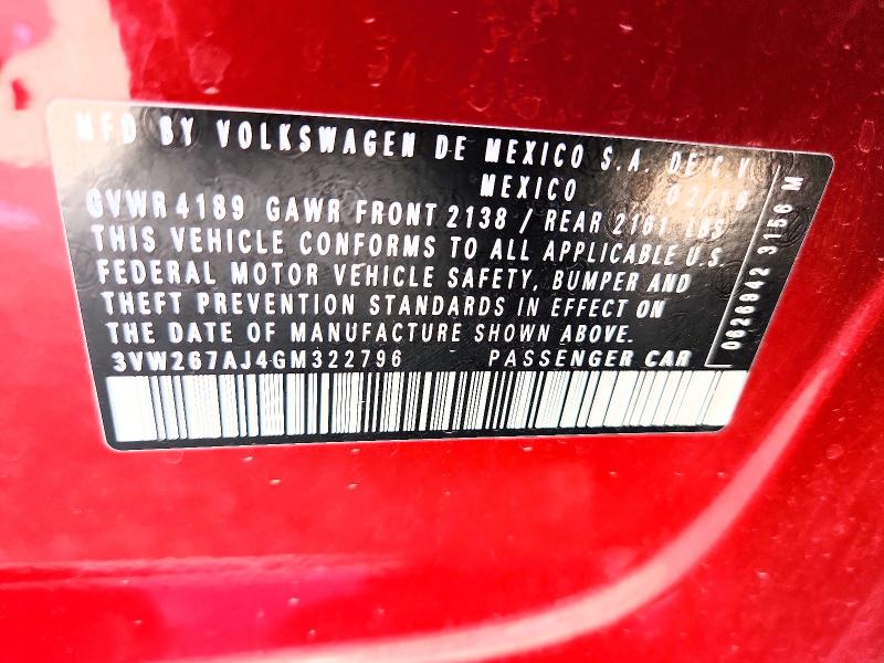 Aukcja sprzedaży 2016 Volkswagen Jetta, vin: 3VW267AJ4GM322796, numer aukcji: 69984456