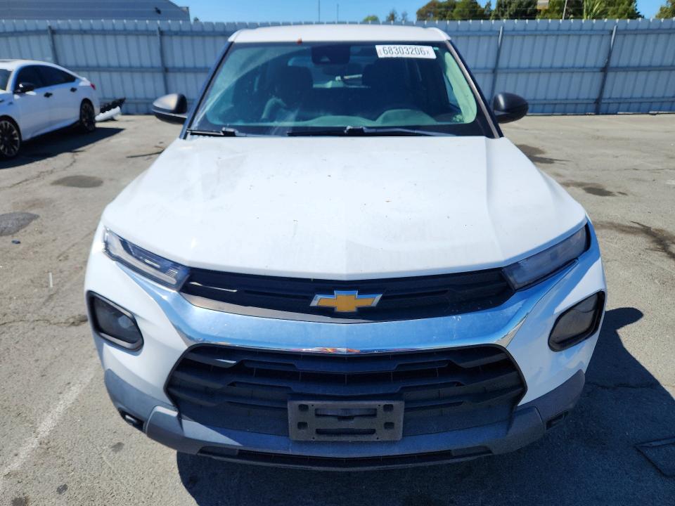 Auction sale of the 2021 Chevrolet Trailblazer, vin: KL79MMS25MB017997, lot number: 68303206