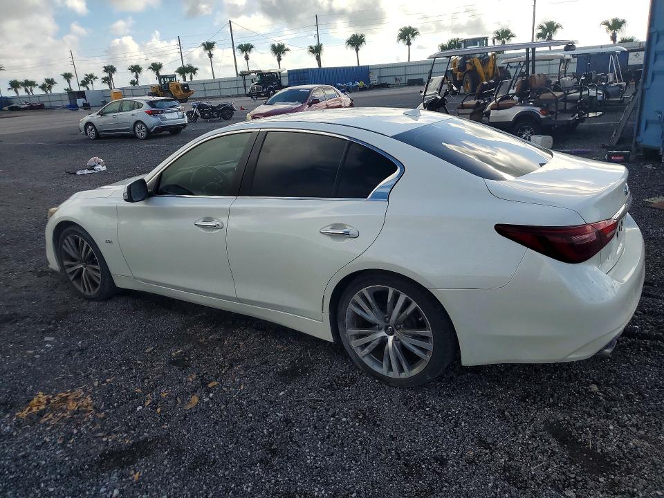 2018 Infiniti Q50 მანქანა იყიდება აუქციონზე, vin: JN1EV7AP2JM591571, აუქციონის ნომერი: 66558036